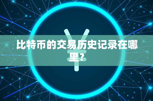 比特币的交易历史记录在哪里？第1张-金锚网