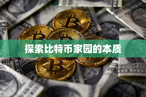 探索比特币家园的本质第1张-金锚网